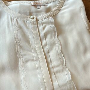 Elegant Cream Women's Top